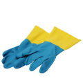 KSEIBI Double Color silicone rubber household gloves